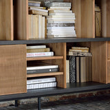 Oscar sideboard - teak - 2 sliding doors - 3 drawers White Cliff Studio Sideboard