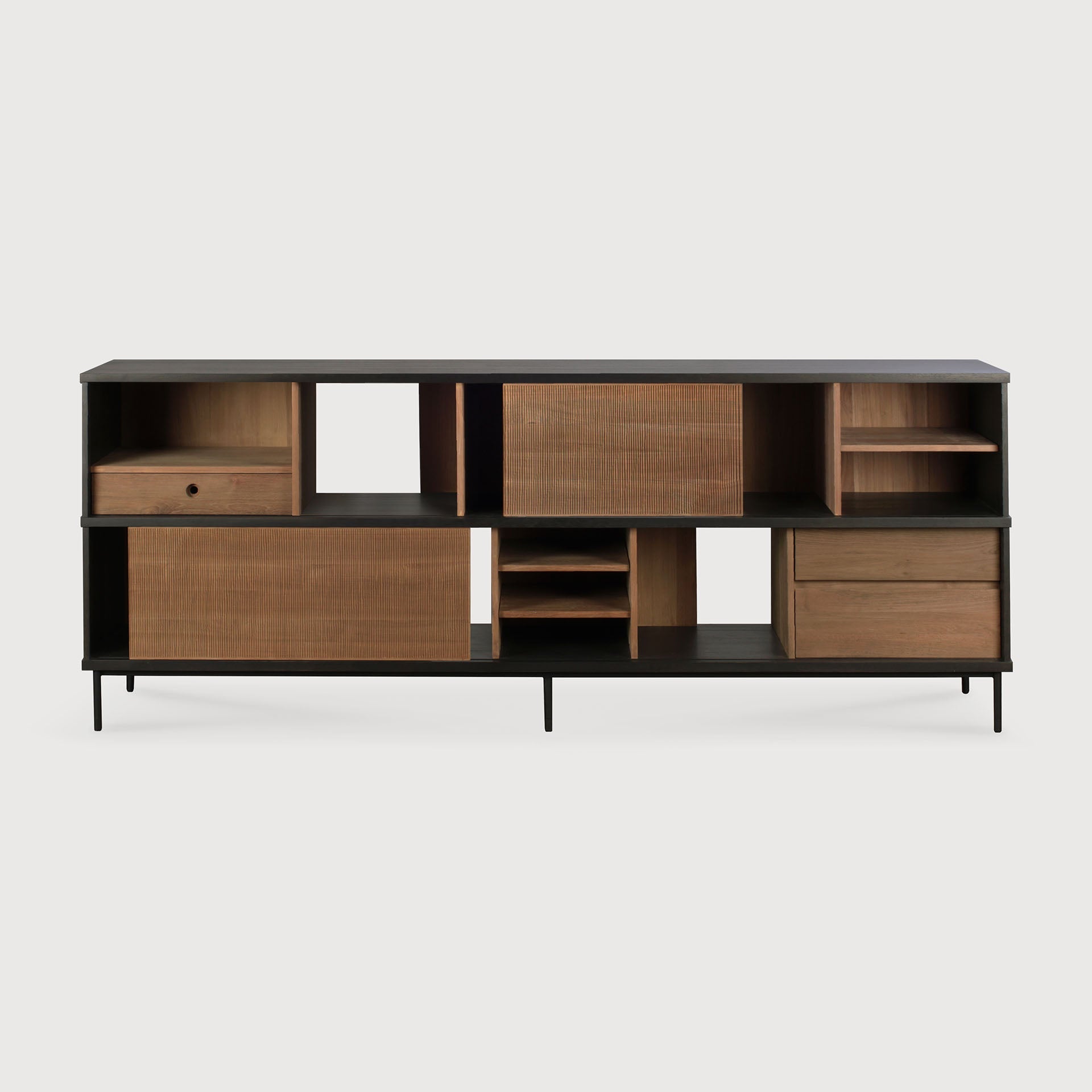 Oscar sideboard - teak - 2 sliding doors - 3 drawers White Cliff Studio Sideboard