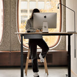 Osso bar stool - varnished oak White Cliff Studio Bar Stool