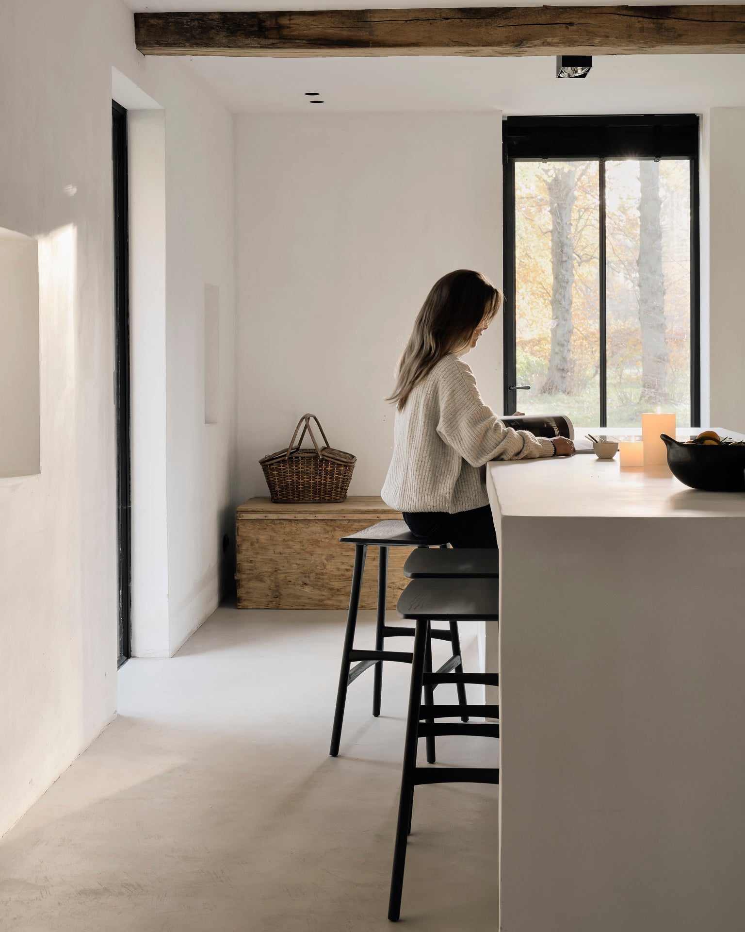 Osso Counter Stool White Cliff Studio Counter Stools