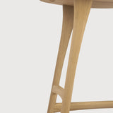 Osso counter stool - varnished oak - Cognac leather White Cliff Studio Counter Stool
