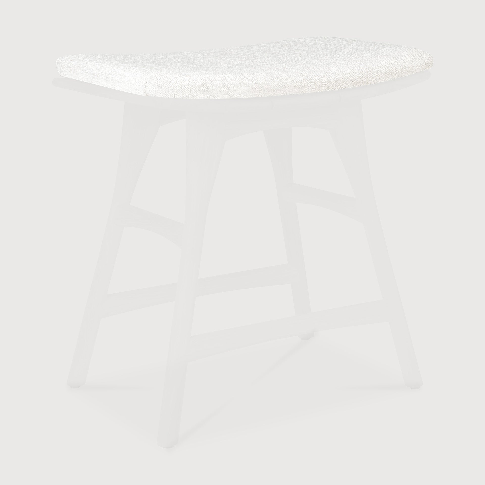 Osso Outdoor Stool Cushion White Cliff Studio Outdoor Stool