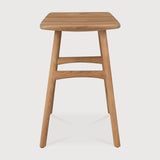 Osso outdoor stool frame - teak White Cliff Studio Outdoor Stool