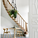 Osso stool - oak White Cliff Studio Stool