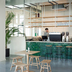 Osso stool - oak White Cliff Studio Stool