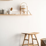 Osso stool - oak White Cliff Studio Stool