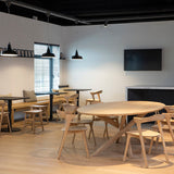 Osso stool - oak White Cliff Studio Stool