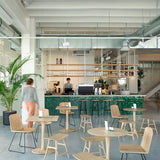 Osso stool - oak White Cliff Studio Stool