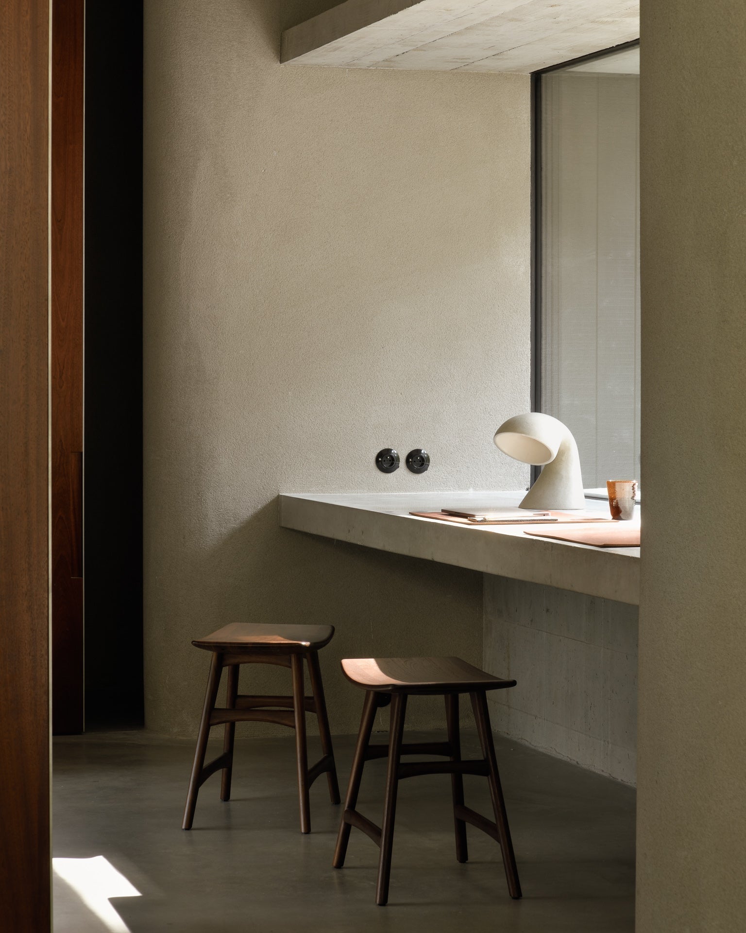 Osso Stool White Cliff Studio Stool