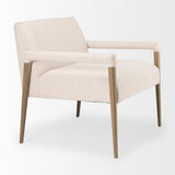 Pacific Cream Upholstery Accent Chair