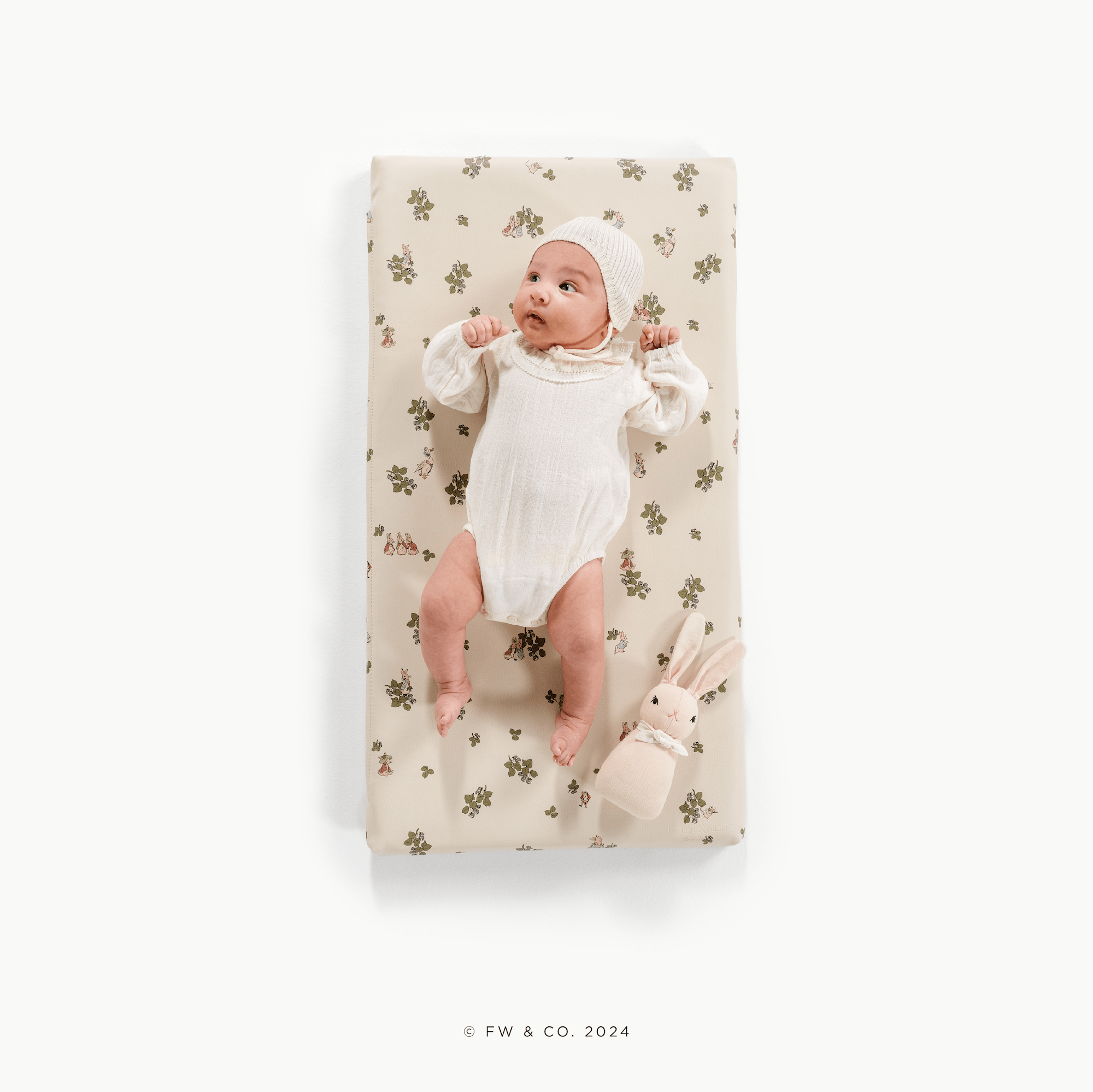 Padded Changing Mat White Cliff Studio Padded Mat