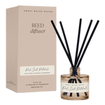 Palo Santo Patchouli Tinted Glass Jar Reed Diffuser White Cliff Studio Reed Diffusers