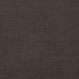 Panel lounge chair - varnished teak - dark brown - rattan Roasted - Grey linen White Cliff Studio Lounge Chair