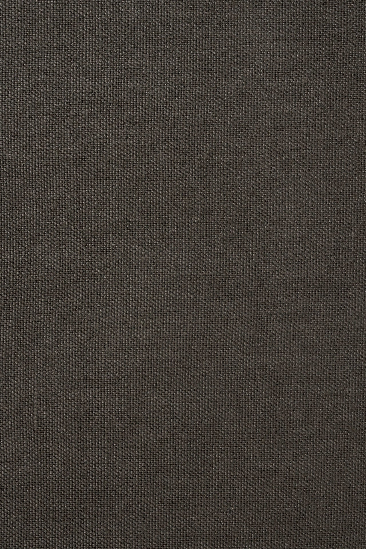 Panel lounge chair - varnished teak - dark brown - rattan Roasted - Grey linen White Cliff Studio Lounge Chair