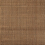 Panel side table - varnished teak - dark brown - rattan Roasted - square White Cliff Studio Side Table