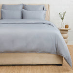 Parker Bamboo Sateen Duvet Set White Cliff Studio Duvet Sets