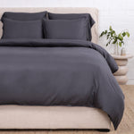 Parker Bamboo Sateen Duvet Set White Cliff Studio Duvet Sets