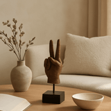 Peace Decorative Hand White Cliff Studio Decorative Objects