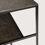 Pentagon console - varnished Minerals - Lava Whisky White Cliff Studio Console Table