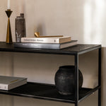 Pentagon console - varnished Minerals - Lava Whisky White Cliff Studio Console Table