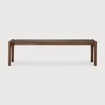 PI bench - varnished teak - brown White Cliff Studio Bench / Dining Bench