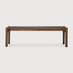 PI bench - varnished teak - brown White Cliff Studio Bench / Dining Bench