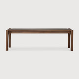 PI bench - varnished teak - brown White Cliff Studio Bench / Dining Bench