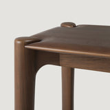 PI bench - varnished teak - brown White Cliff Studio Bench / Dining Bench