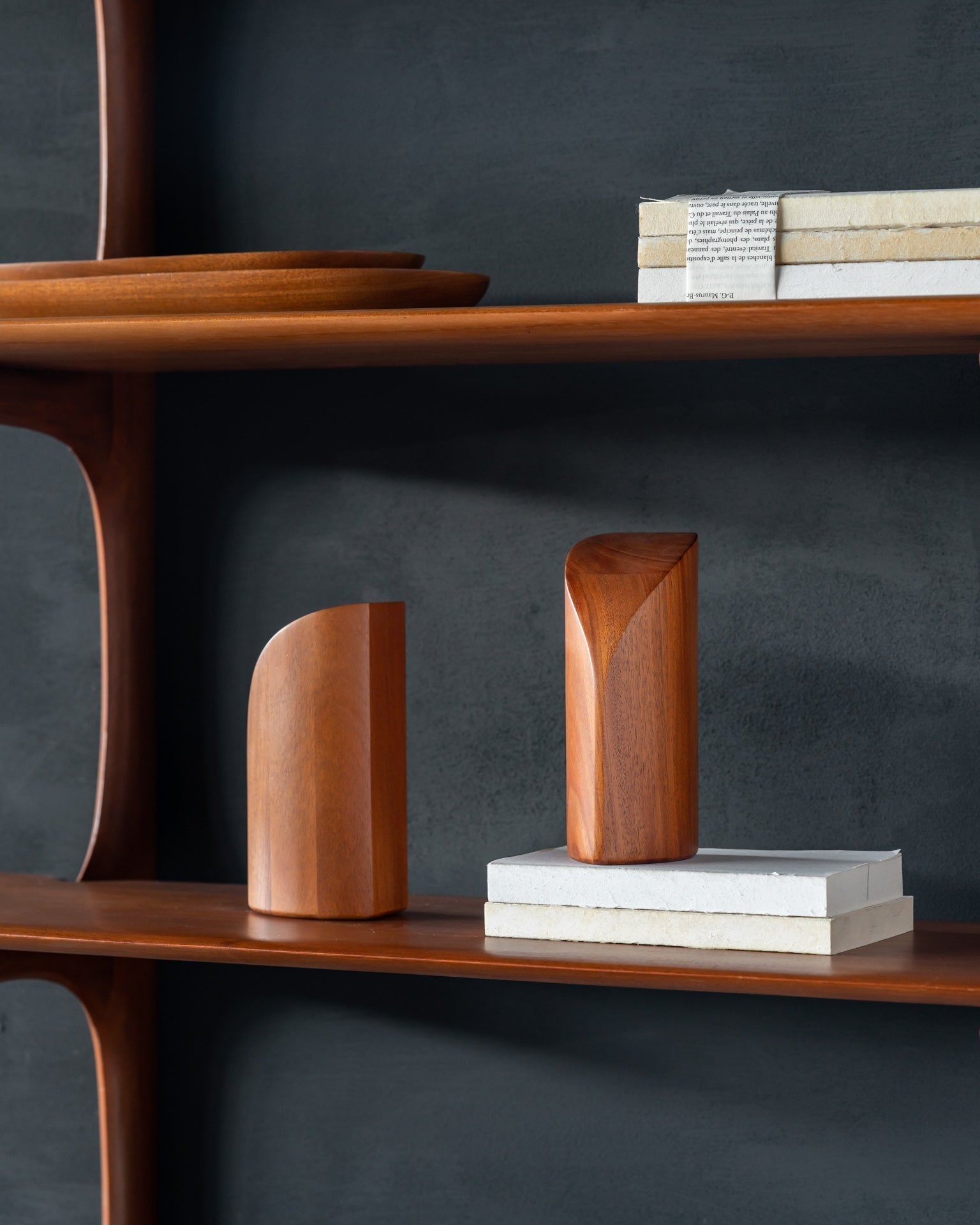 PI Book Ends White Cliff Studio Book Ends