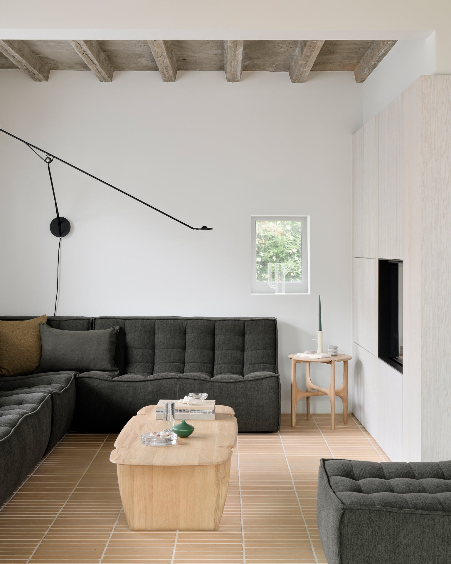 PI coffee table - oak - rectangular White Cliff Studio COFFEE TABLE