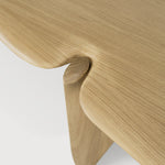 PI console - oak - 2 legs White Cliff Studio Console Table