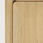 PI cupboard - oak - 2 doors White Cliff Studio Cab inet
