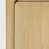 PI cupboard - oak - 2 doors White Cliff Studio Cab inet