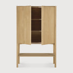 PI cupboard - oak - 2 doors White Cliff Studio Cab inet