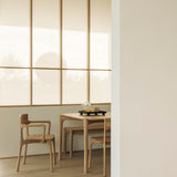 PI dining chair - oak - with arms White Cliff Studio Dining Chair