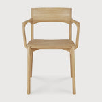 PI dining chair - oak - with arms White Cliff Studio Dining Chair