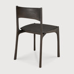 PI dining chair - varnished teak - dark brown White Cliff Studio Dining Chair