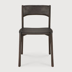 PI dining chair - varnished teak - dark brown White Cliff Studio Dining Chair