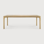PI dining table - oak - rectangular White Cliff Studio Dining Table