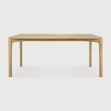PI dining table - oak - rectangular White Cliff Studio Dining Table