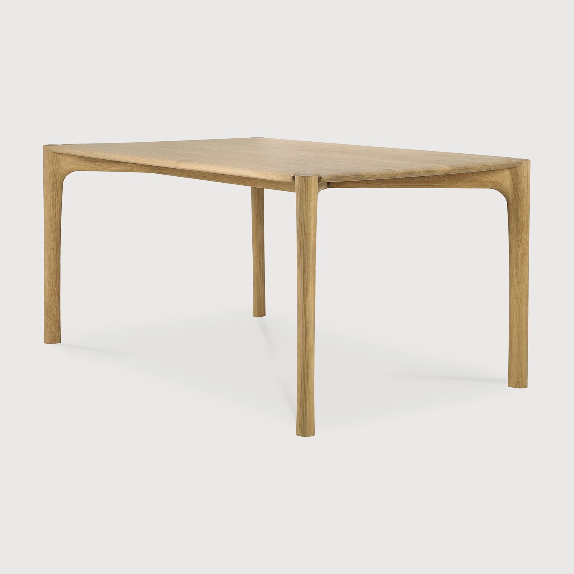 PI dining table - oak - rectangular White Cliff Studio Dining Table