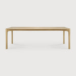 PI dining table - oak - rectangular White Cliff Studio Dining Table