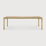 PI dining table - oak - rectangular White Cliff Studio Dining Table