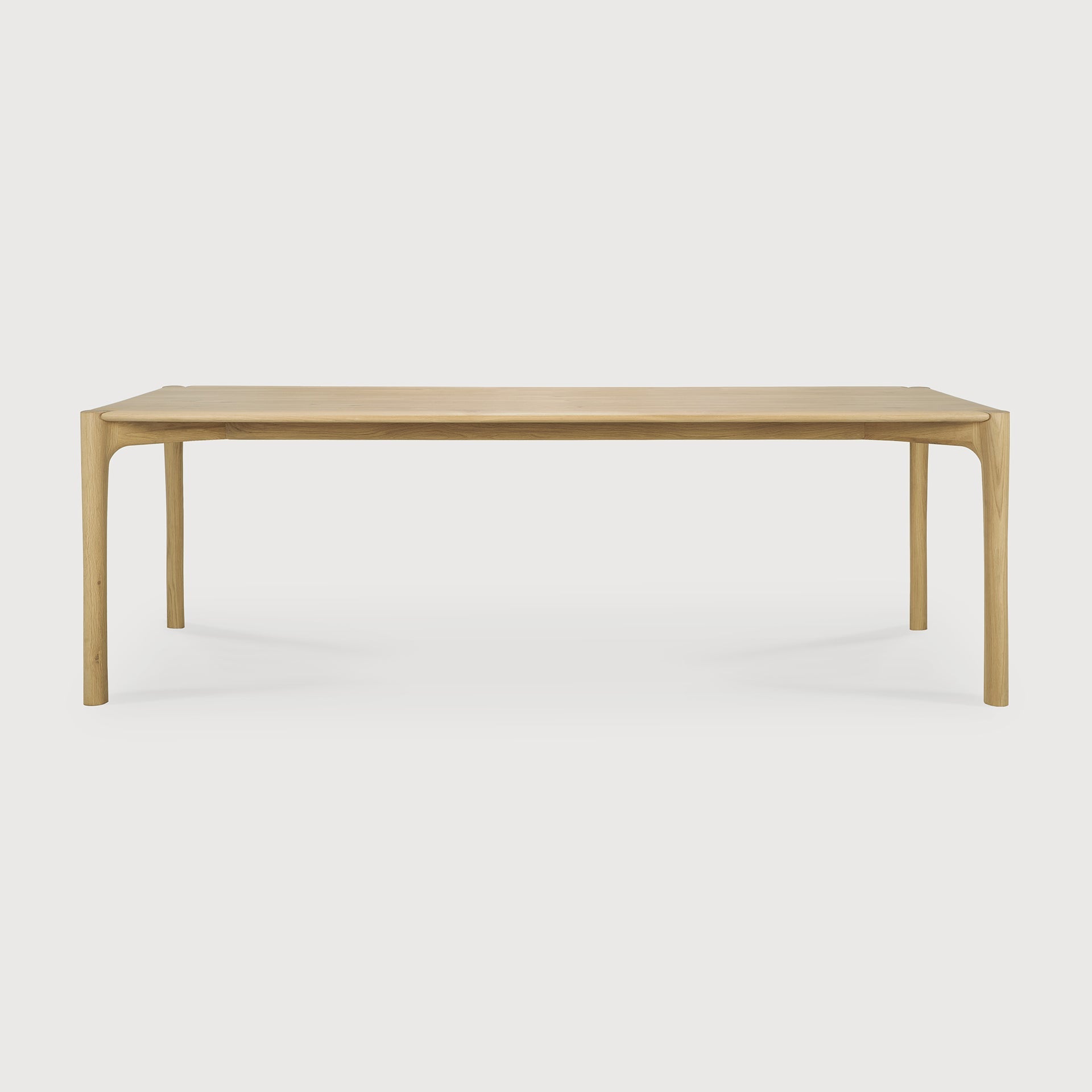 PI dining table - oak - rectangular White Cliff Studio Dining Table