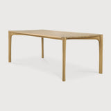 PI dining table - oak - rectangular White Cliff Studio Dining Table