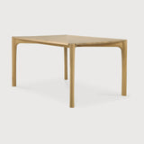 PI dining table - oak - rectangular White Cliff Studio Dining Table