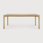 PI dining table - oak - rectangular White Cliff Studio Dining Table