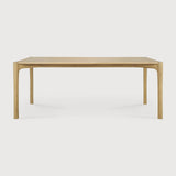 PI dining table - oak - rectangular White Cliff Studio Dining Table