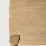 PI dining table - oak - rectangular White Cliff Studio Dining Table