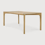PI dining table - oak - rectangular White Cliff Studio Dining Table